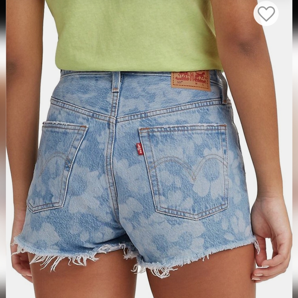 Levi's 501 Bleach Washed shorts